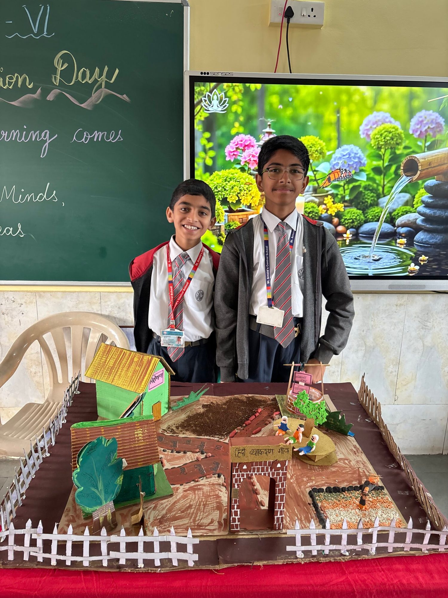 Village Diorama Project — Classroom at St. Arnold's Central School