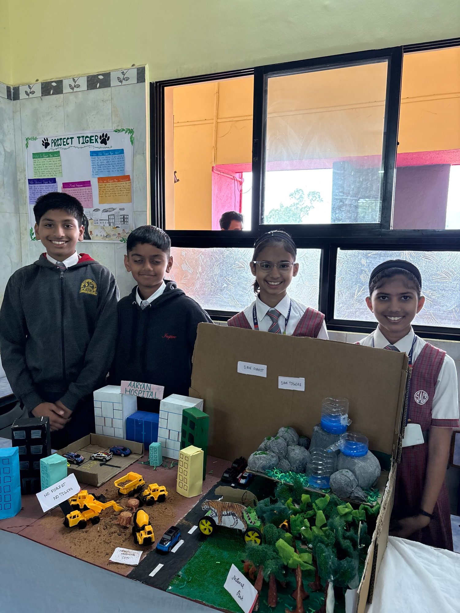 Tiger Conservation Project — Activities at St. Arnold's Central School